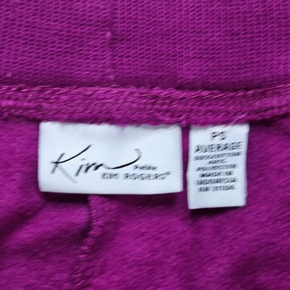 Kim Rogers Petite Small Purple Casual Hyper Fleece 2‎ Piece Lounge Set PS NEW - Picture 14 of 15